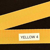 Nylon Webbing by the Yard - 1 Inch - Yellow  4 - Lake Wind Studio
